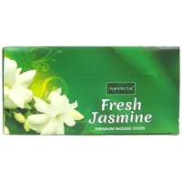 Благовония прямоугольные Nandita Fresh Jasmine Свежий жасмин 15 грамм блок 12 штук