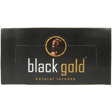 Благовония прямоугольные Nandita Black Gold ЧЕРНОЕ ЗОЛОТО 15 грамм блок 12 штук