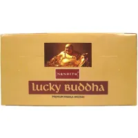 Благовония прямоугольные Nandita Lucky Buddha Хотей 15 грамм блок 12 штук