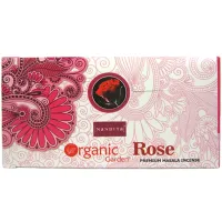 Благовония прямоугольные Nandita Organic Rose РОЗА 15 грамм блок 12 штук