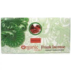 Благовония прямоугольные Nandita Organic Frankincense Ладан 15 грамм блок 12 штук