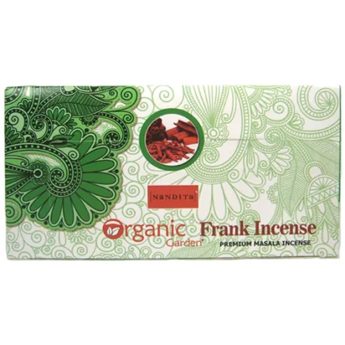 Благовония прямоугольные Nandita Organic Frankincense ЛАДАН 15 грамм блок 12 штук