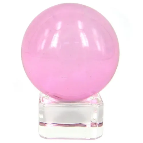 Шар Розовый 4см, стекло E121-06