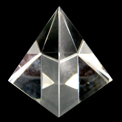 Пирамидка 4 см, стекло N510-15