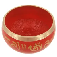 Чаша цветная поющая с печатью 10см ~725гр R061-6