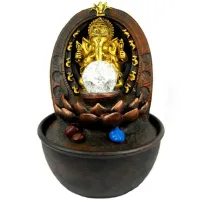 Фонтан Ганеш 28см полистоун N605-70