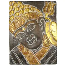 Панно Будда 39х30см, дерево IN0270-04