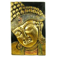 Панно Будда 19х30 см дерево IN0268-3