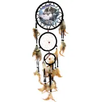 Ловец снов Волки L.60см, d15,5см,d11см,d7см M206-4