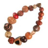 Браслет из семян,d 1,5см V109-50