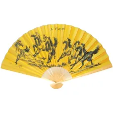 Опахало интерьерное 150х90см бумага, дерево Z345-62