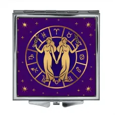 Складное зеркало квадратное Близнецы ZER2-0206