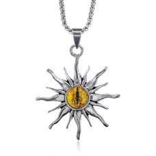 Амулет Глаз и Солнце на цепочке, 4х4см AC159