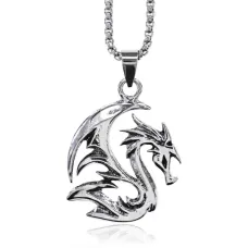 Амулет Дракон на цепочке, 4х3см AC160