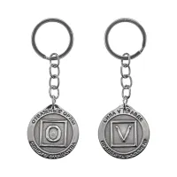 Брелок Правда Zа Россией, 3см, медицинская сталь V-BA019