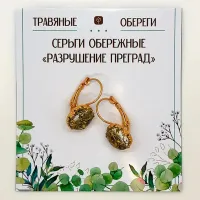 Серьги обережные «РАЗРУШЕНИЕ ПРЕГРАД» TO-SERG008