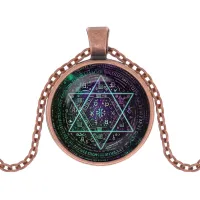 Кулон с цепочкой Звезда Давида ALK1007