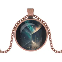 Кулон с цепочкой Песочные часы ALK1013