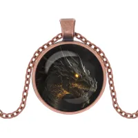 Кулон с цепочкой Дракон ALK1021