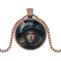 Кулон с цепочкой Ведьма ALK1024