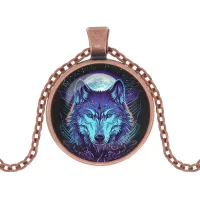 Кулон с цепочкой Волк ALK1031