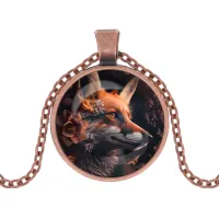 Кулон с цепочкой Лис ALK1045