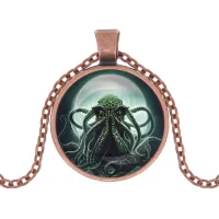 Кулон с цепочкой Ктулху ALK1062
