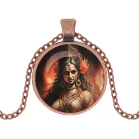 Кулон с цепочкой Дурга ALK1063