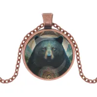 Кулон с цепочкой Медведь ALK1067