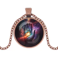 Кулон с цепочкой Ладонь Творца ALK1072