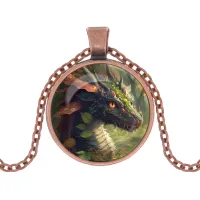 Кулон с цепочкой Дракон ALK1075