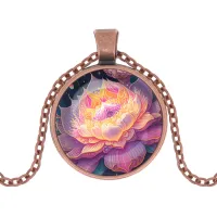 Кулон с цепочкой Лотос ALK1096