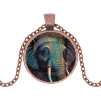 Кулон с цепочкой Слон ALK1098