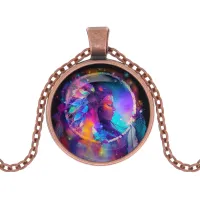 Кулон с цепочкой Ловец снов ALK1107