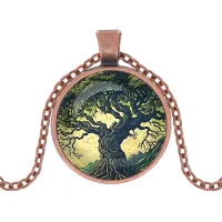 Кулон с цепочкой Дерево жизни ALK1108