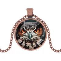 Кулон с цепочкой Филин ALK1113