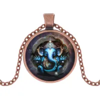 Кулон с цепочкой Маленький Ганеша ALK1116