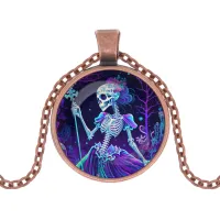 Кулон с цепочкой Скелет ALK1130