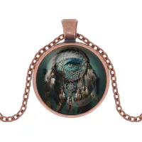 Кулон с цепочкой Ловец снов ALK1131