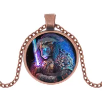 Кулон с цепочкой Лев ALK1151