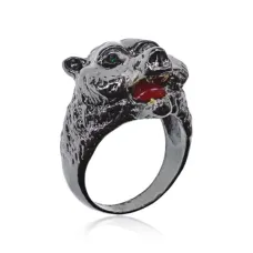 Кольцо Медведь, размер 8 KL361-08