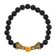 Браслет Дракон из камня Шунгит (синт.) 8мм BJBS-103-3