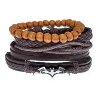 Набор из 4 браслетов Летучая Мышь BSN041