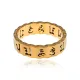 Кольцо Мантры, цвет золотой, размер 8 KL336-G-08