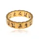 Кольцо Мантры, цвет золотой, размер 9 KL336-G-09