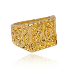 Кольцо Аллах, цвет золотой, размер 9 KL341-G-09