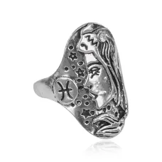Кольцо Знаки Зодиака Рыбы, размер 10 KL343-10
