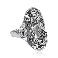 Кольцо Знаки Зодиака Овен, размер 11 KL353-11