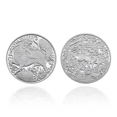 Сувенирная монета Дракон, d.4см MN025