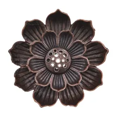 Подставка для благовоний Лотос, цвет светло-медный PBK013-02